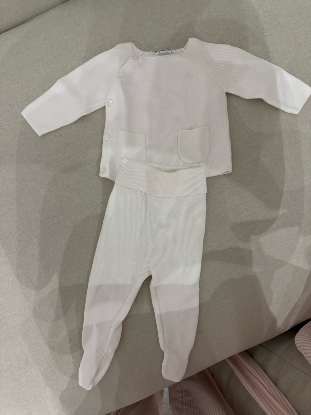 Jacadi Baby cotton garter-stitch set - Picture 4 of 6